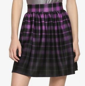 Purple Plaid Skirt